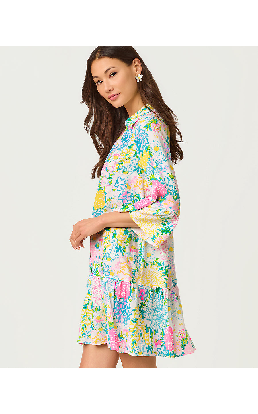 RAYANNA TUNIC DRESS | MULTI LILLY GARDEN