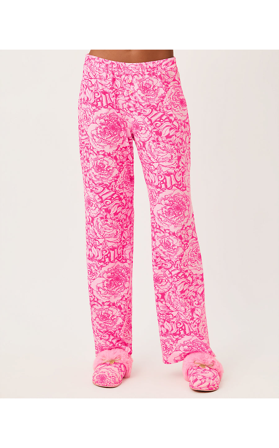 LYSANDRA PJ PANT | PINK ASTER A ROSE BY ANY OTHER NAME