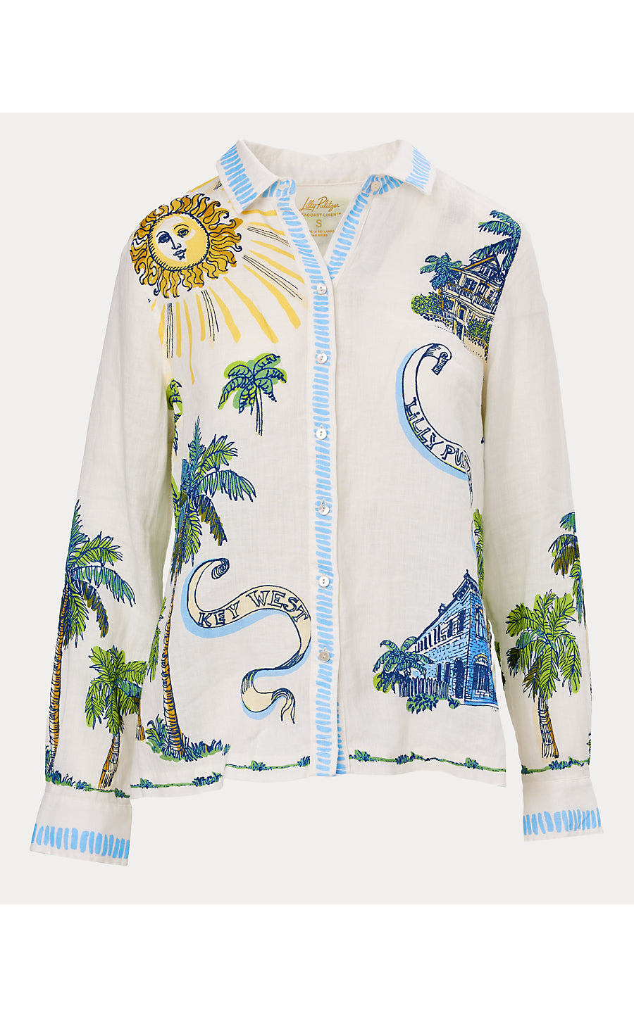 SUSANA BUTTON DOWN | COCONUT KEY WEST TOILE ENGINEERED BUTTON DOWN