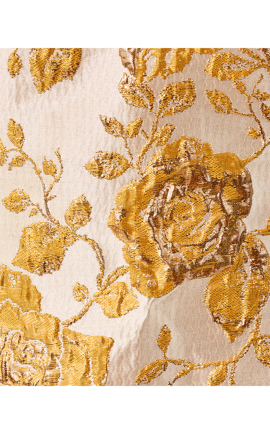 PAILY BROCADE TOP | BEGONIA GOLD IN FULL BLOOM METALLIC BROCADE
