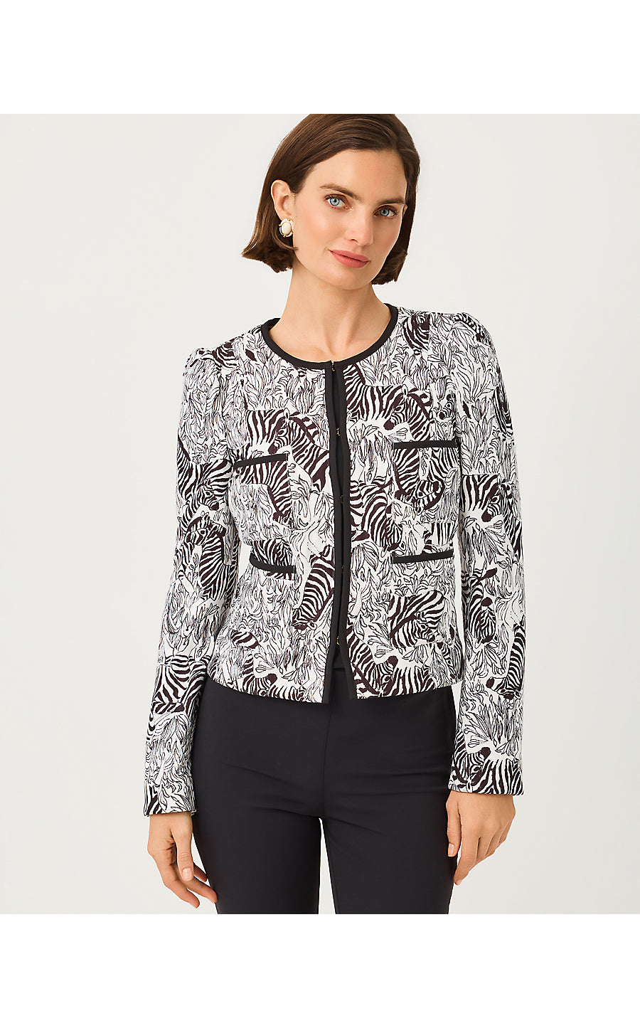 ANNAMARIE QUILTED JACKET | COCONUT CROSSGRAIN Z