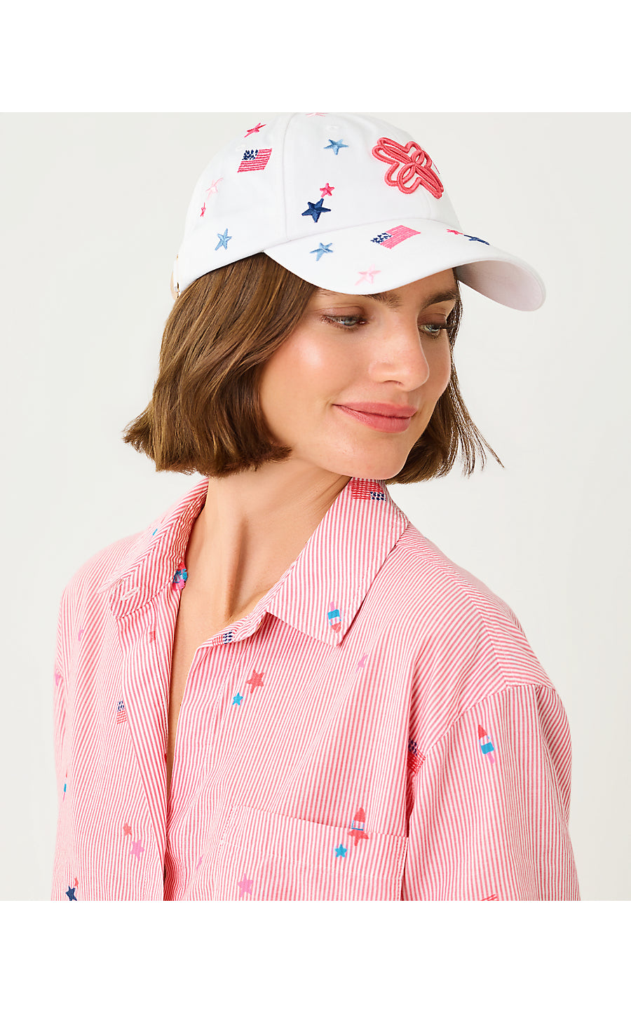 GWP EMBROIDERED HAT | RESORT WHITE ITS A 250TH CELEBRATION EMBROIDERY