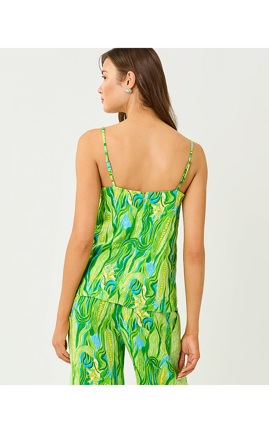 JESSLYN TOP | TURQUOISE TIDE SWEET CORN ENGINEERED SET