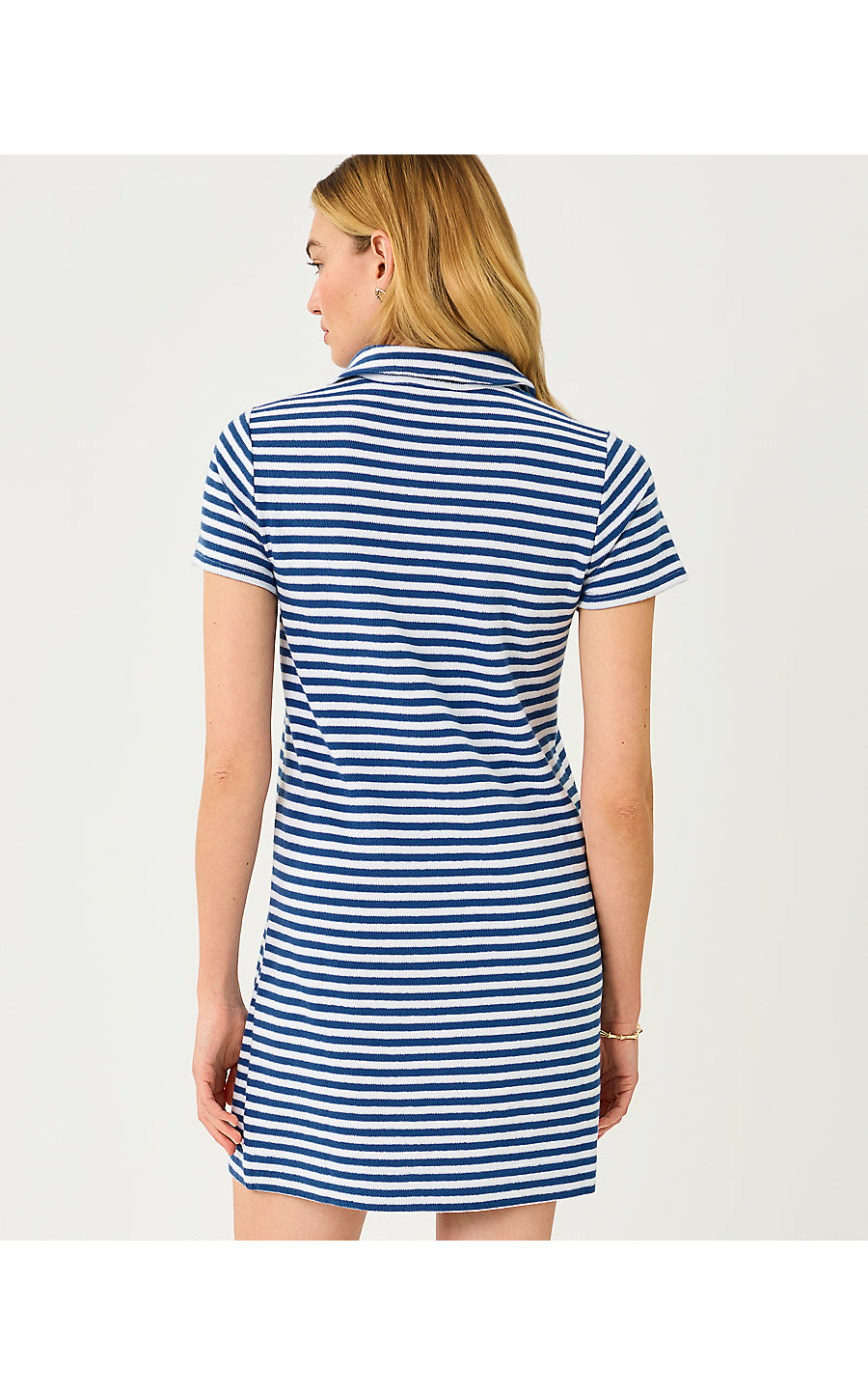 DUNE SHORT SLEEVE DRESS | STARLIGHT NAVY ST TROPEZ STRIPE