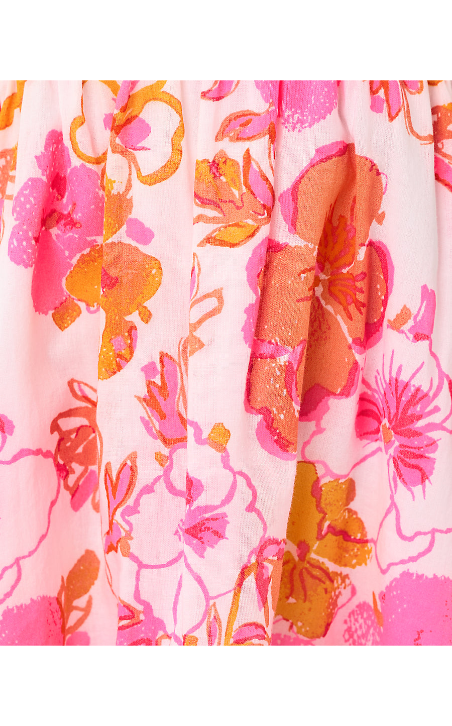 MINI HADLY DRESS | RESORT WHITE PANSY FANSY