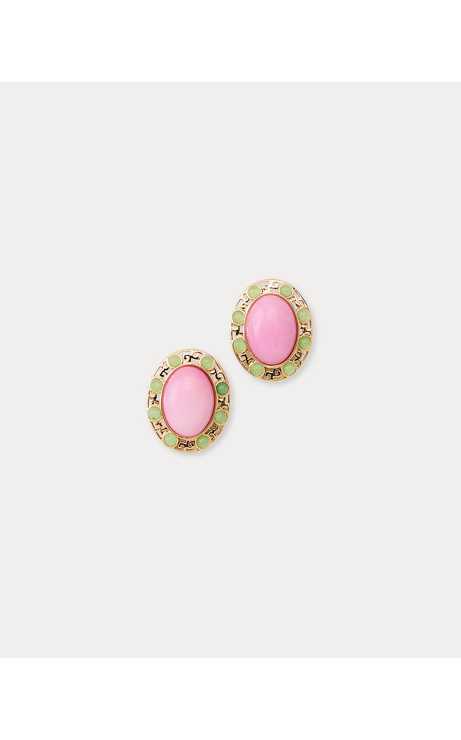 VIA PALM EARRINGS | OLEANDER PINK