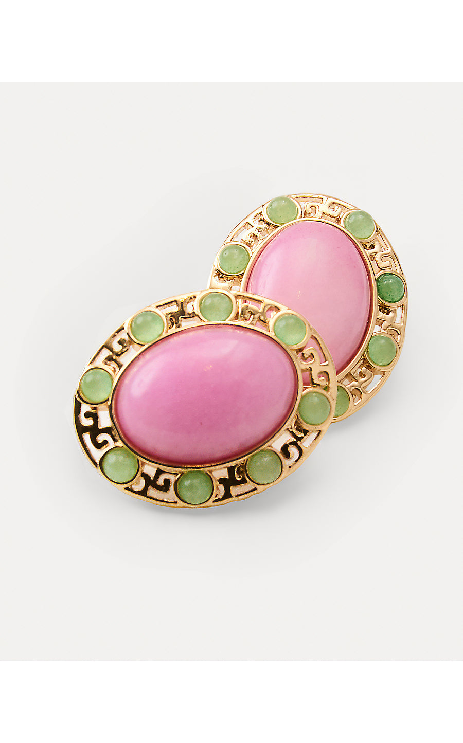 VIA PALM EARRINGS | OLEANDER PINK