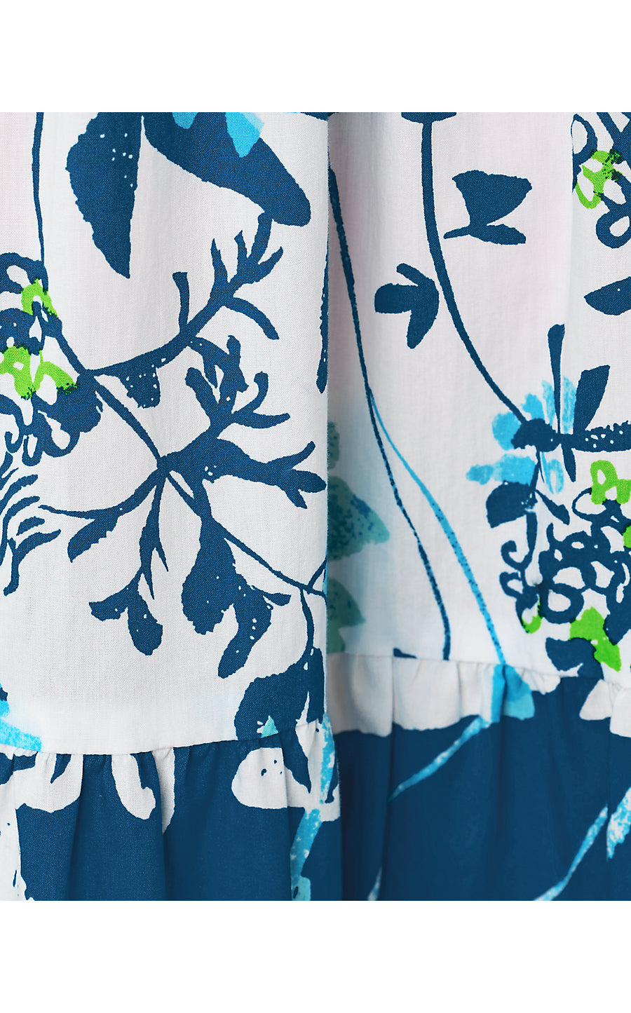 ATHYN SMOCKED MAXI DRESS | RESORT WHITE SEA BLOOMS