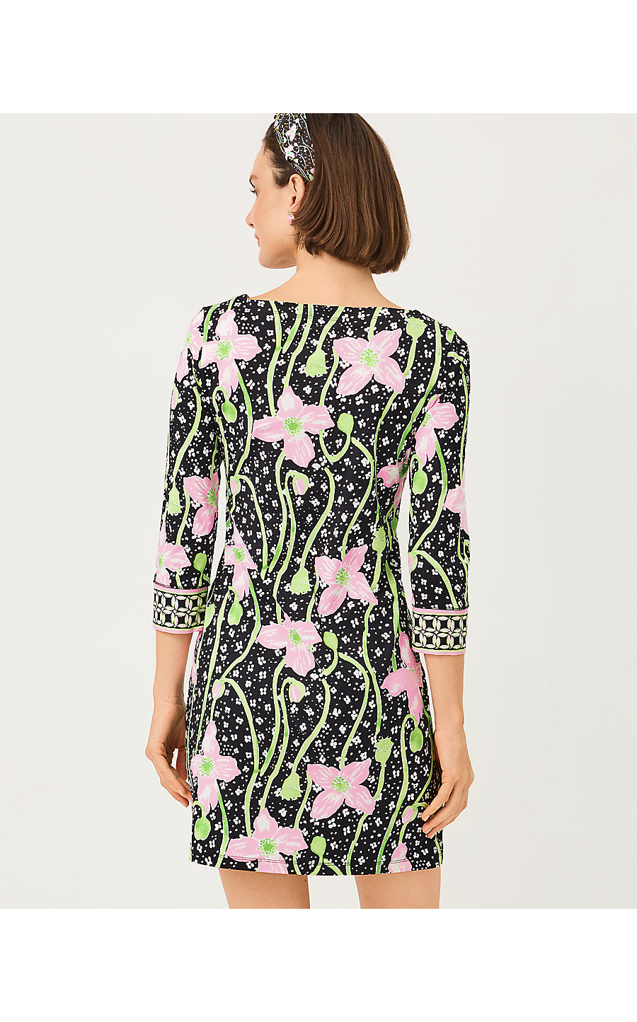 SHORT SERALINA UPF 50+ DR | ONYX BLUSHING BLOOMS ENGINEERED CHILLYLILLY