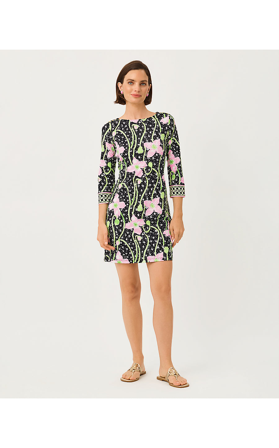 SHORT SERALINA UPF 50+ DR | ONYX BLUSHING BLOOMS ENGINEERED CHILLYLILLY
