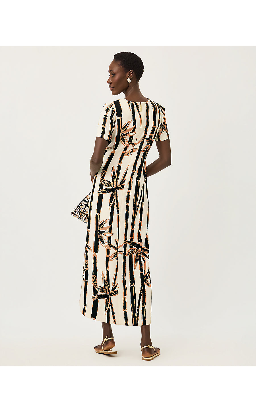 ENIID MAXI DRESS | COCONUT BAMBOO BLISS ENGINEERED WOVEN MAXI