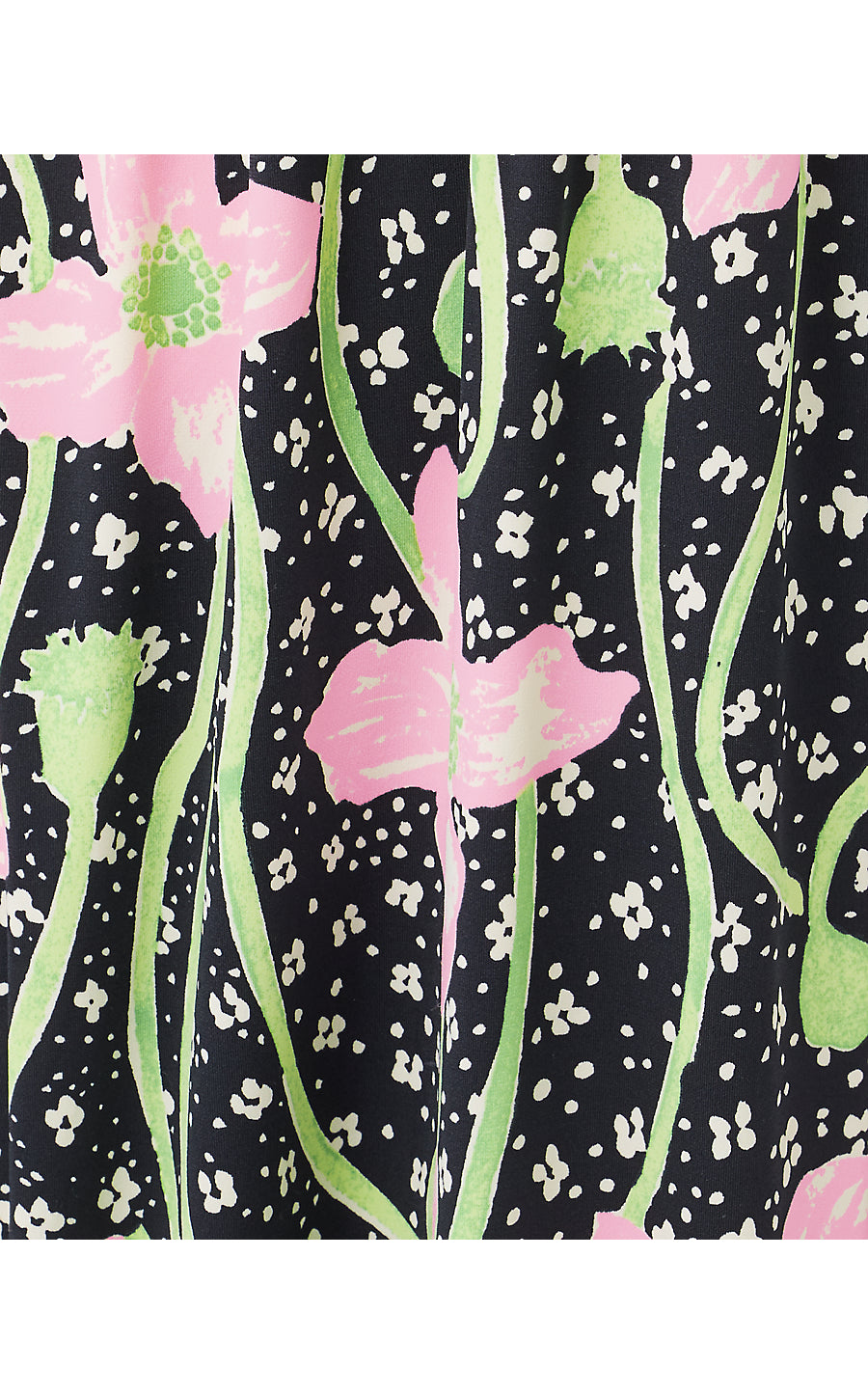 HARLYNN MAXI DRESS | ONYX BLUSHING BLOOMS ENGINEERED KNIT MAXI DRESS