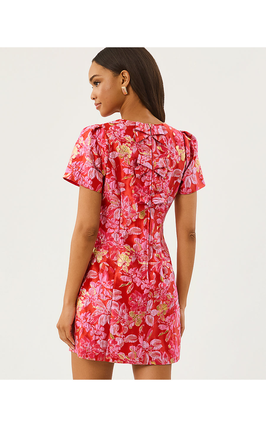 DOVER SHORT SLEEVE SHIFT | BRUNCH PUNCH JUICY STORY BROCADE