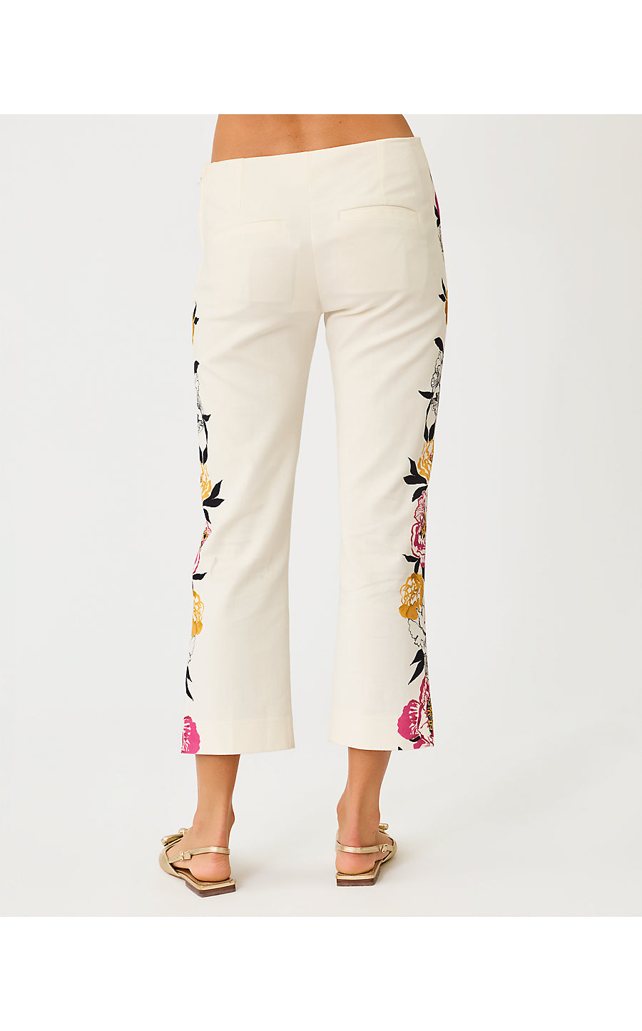 MARTA STRETCH PANT | COCONUT PEONY PERFECTION ENGINEERED PANT
