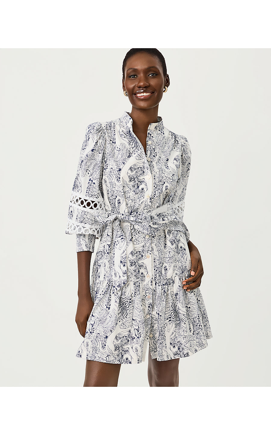 DRENA DRESS | COCONUT LIL PALM PROWL