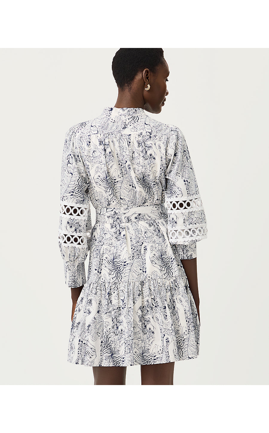 DRENA DRESS | COCONUT LIL PALM PROWL