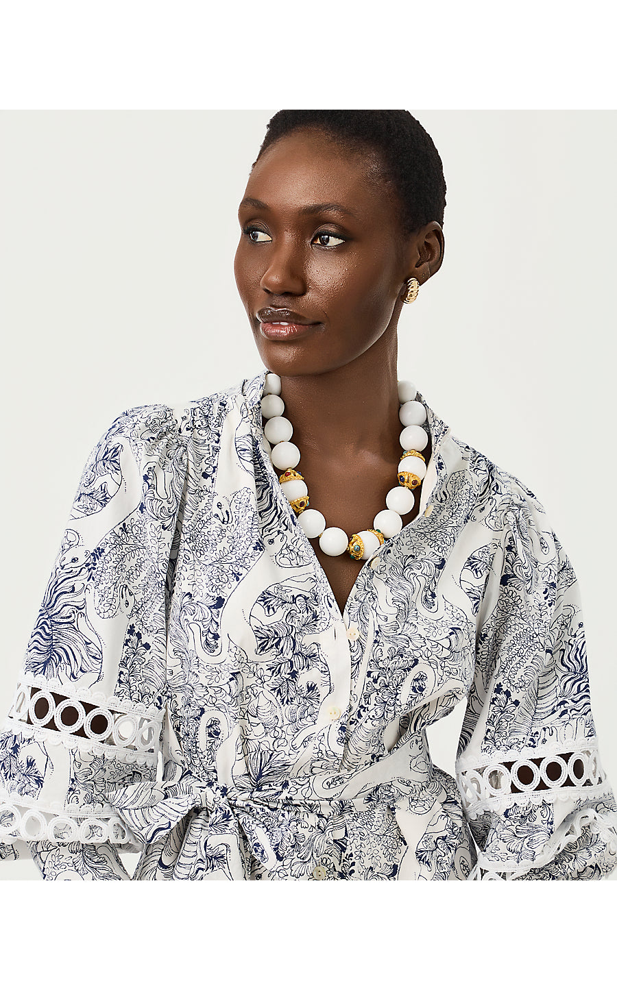 DRENA DRESS | COCONUT LIL PALM PROWL