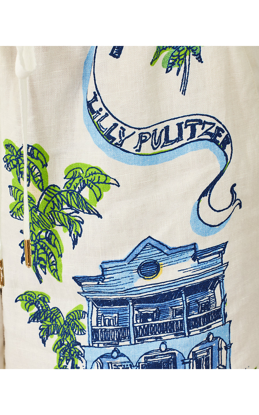CROIX LINEN SHORT | COCONUT KEY WEST TOILE ENGINEERED SHORT