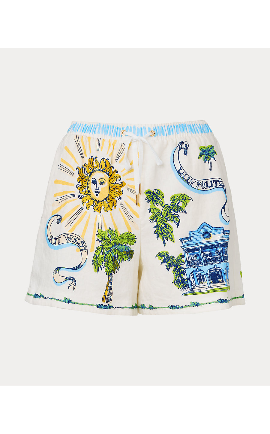 CROIX LINEN SHORT | COCONUT KEY WEST TOILE ENGINEERED SHORT
