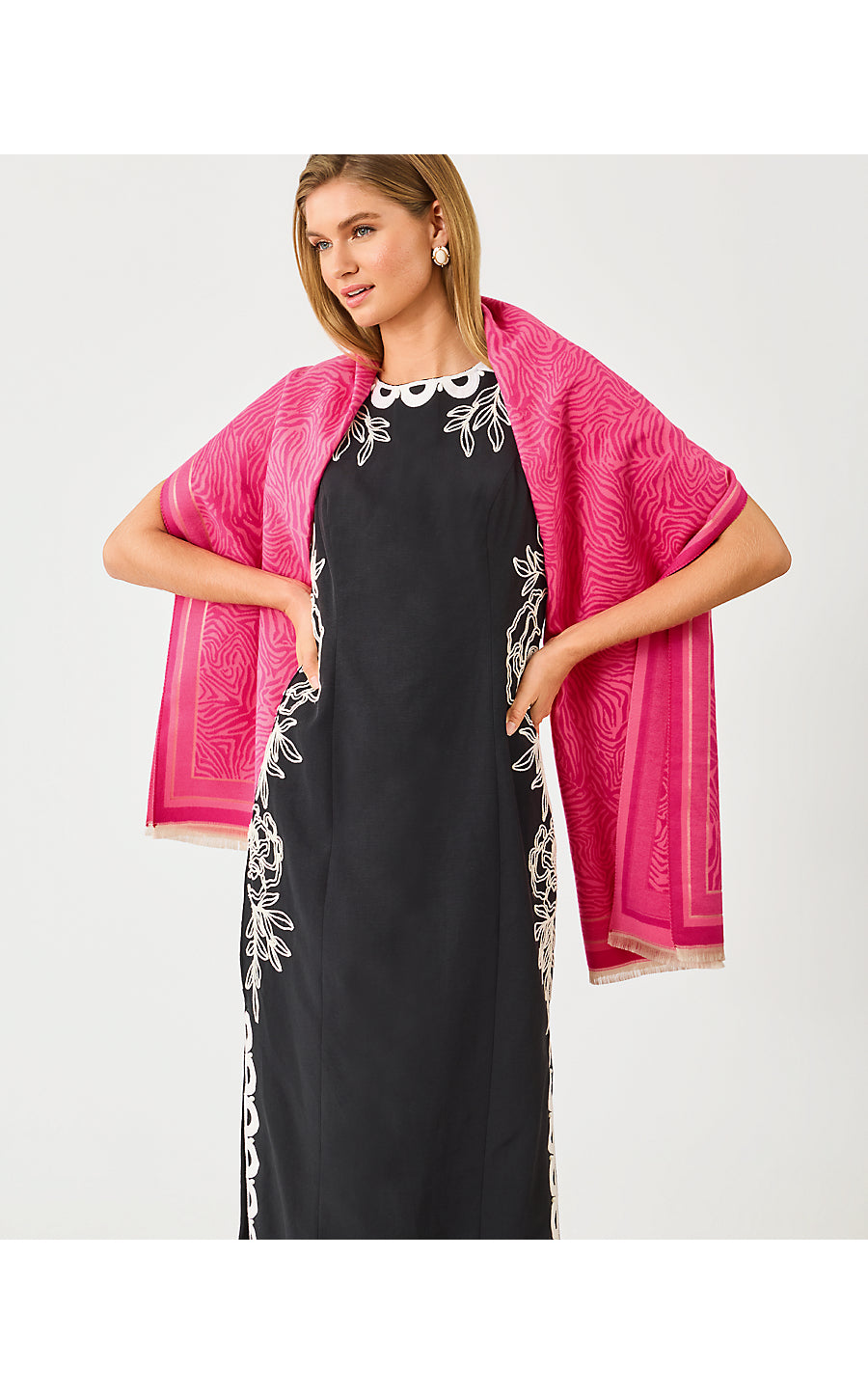 GWP SCARF | PINK ASTER CAMOUFLAGE CATWALK GWP WRAP