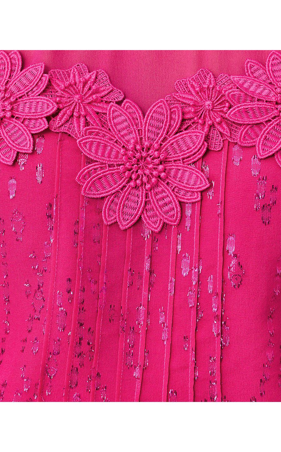 GAIL SILK TOP | BERRY BOUQUET FISH CLIP CHIFFON