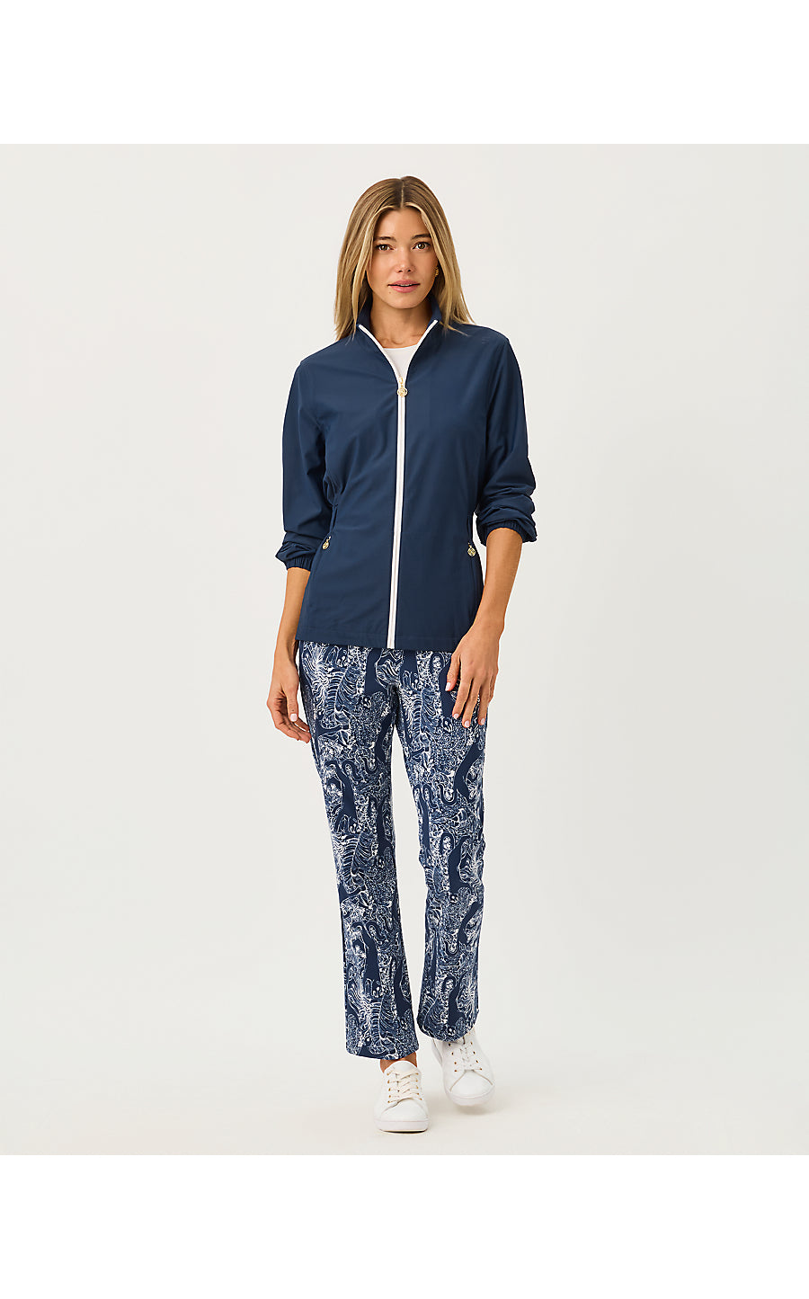 CORSO KICK FLARE PANT UPF | LOW TIDE NAVY LIL PALM PROWL GOLF