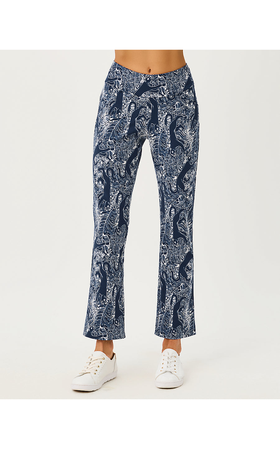 CORSO KICK FLARE PANT UPF | LOW TIDE NAVY LIL PALM PROWL GOLF