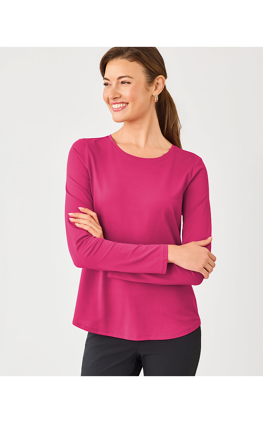 WESTLEY LONG SLEEVE ACTIVE | BERRY BOUQUET