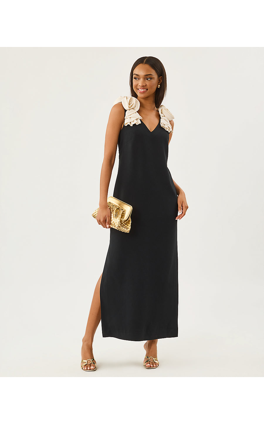 ROSLIND MAXI DRESS | NOIR