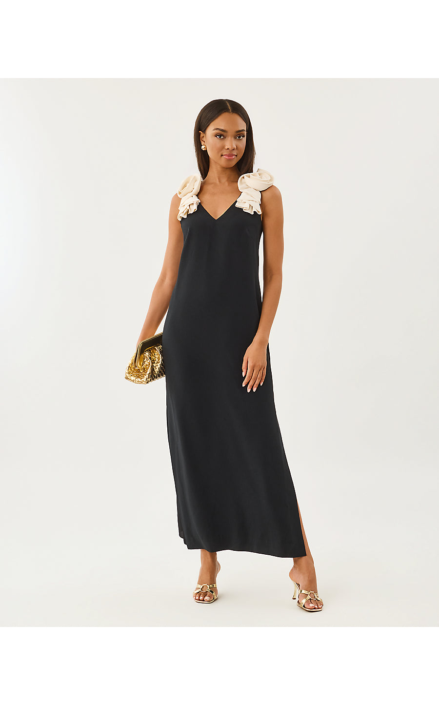 ROSLIND MAXI DRESS | NOIR