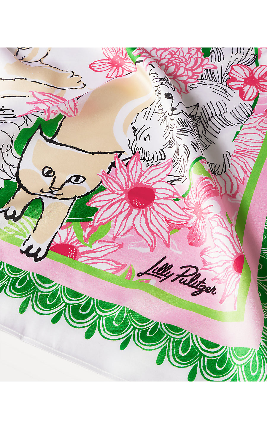 POINCIANA SILK SCARF | MULTI NINE LIVES SOCIETY