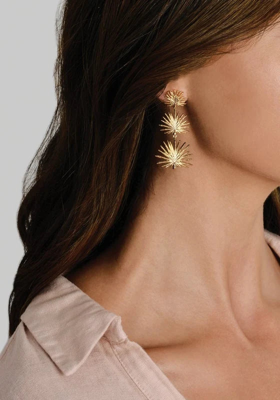 TRIPLE FANDANGLE EARRINGS | SMALL