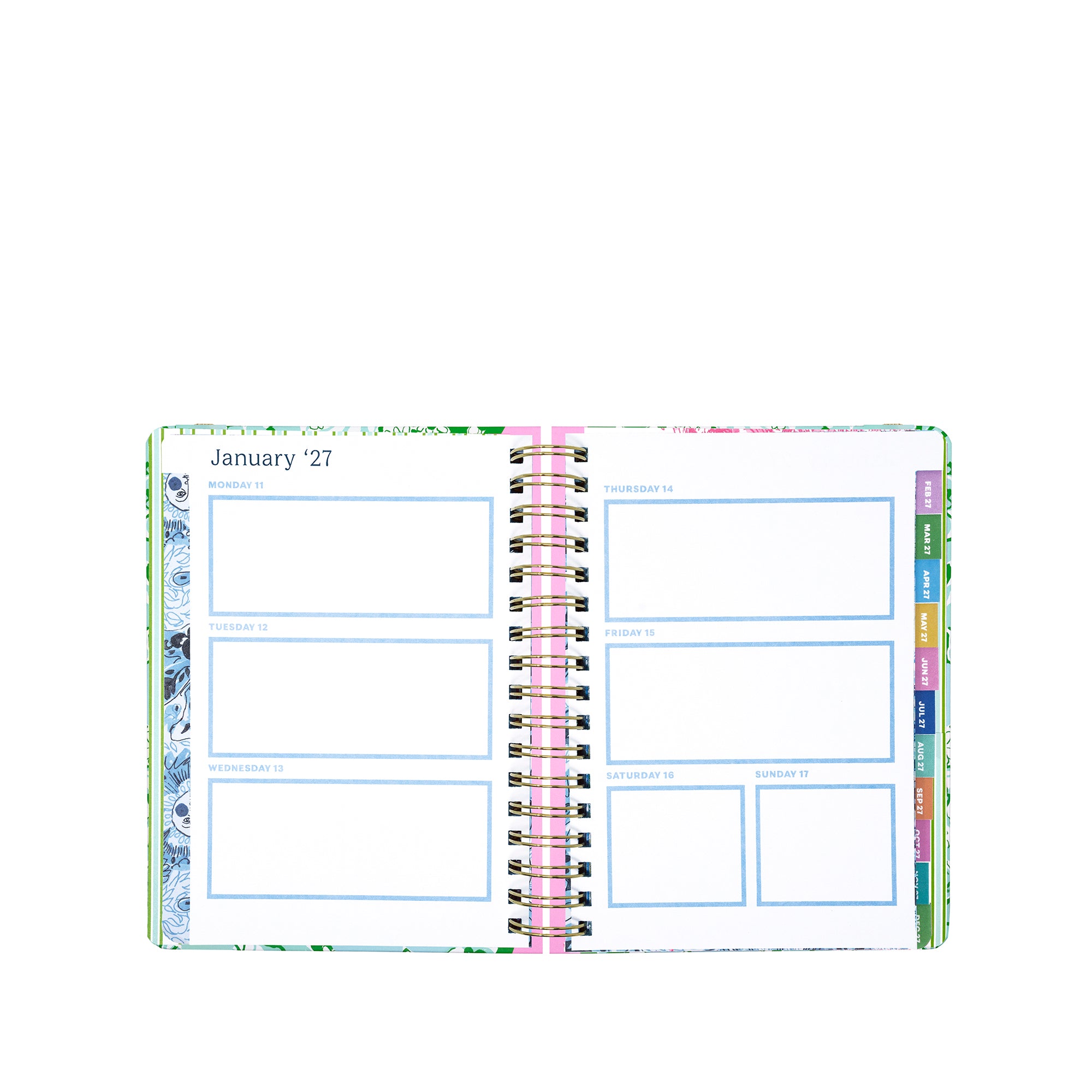 LARGE  17" MONTH AGENDA |  MINT CONDITION BURST OF JOY