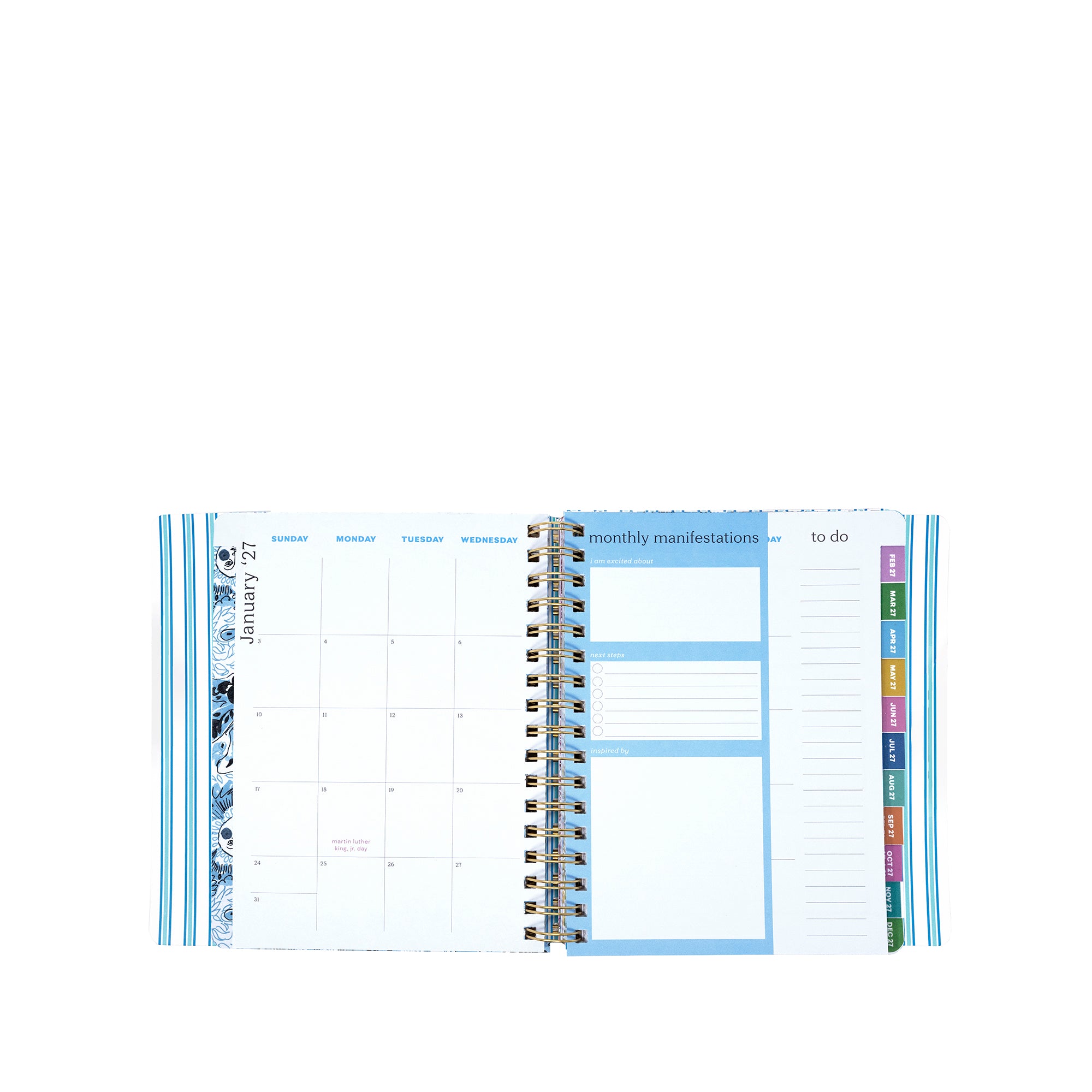 17" MONTH SOFT COVER AGENDA | SHELL SHINE