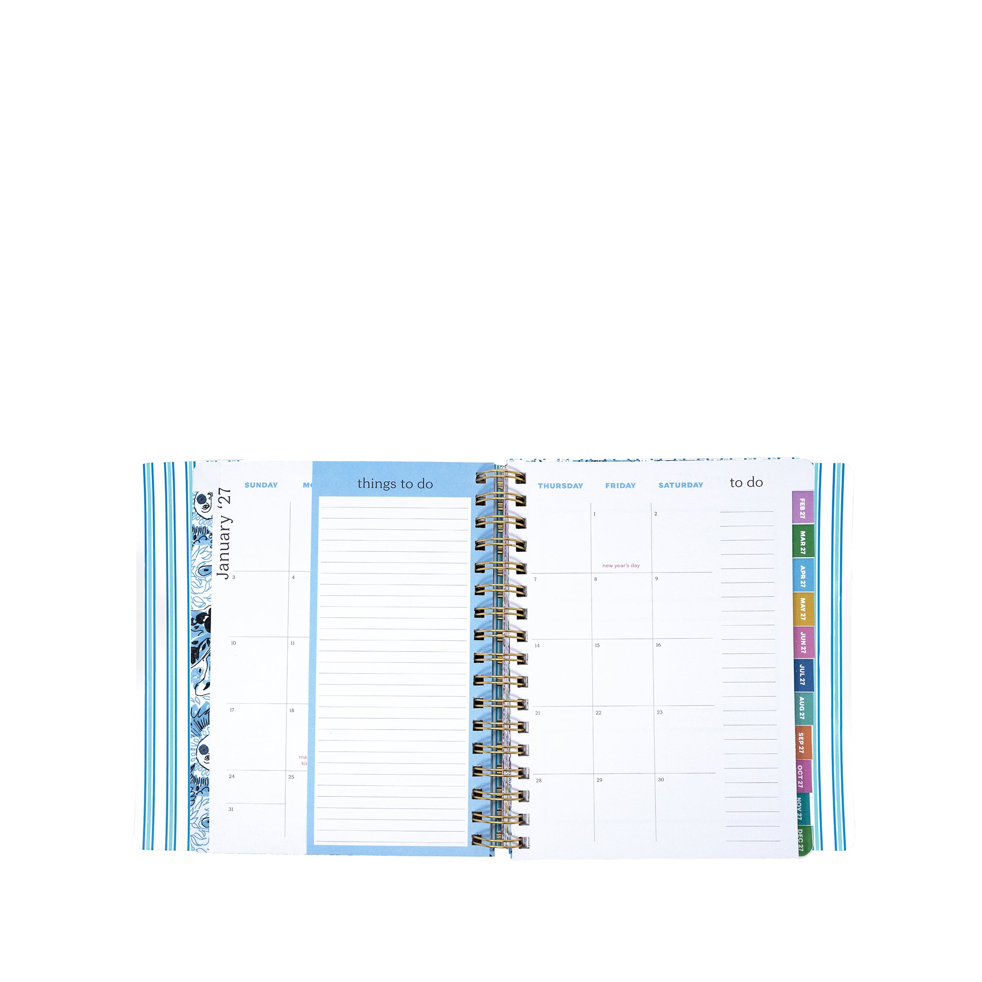 17" MONTH SOFT COVER AGENDA | SHELL SHINE