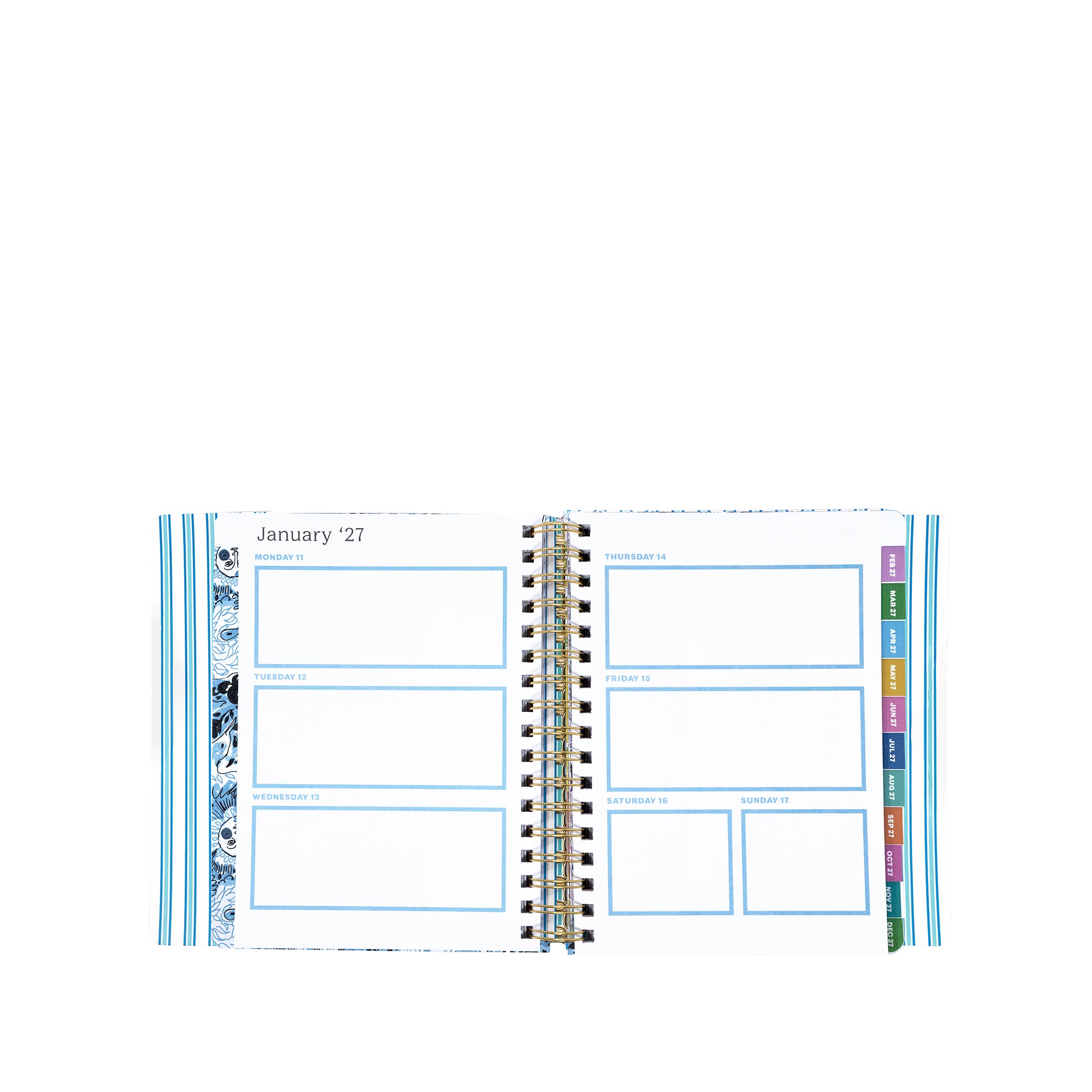 17" MONTH SOFT COVER AGENDA | SHELL SHINE