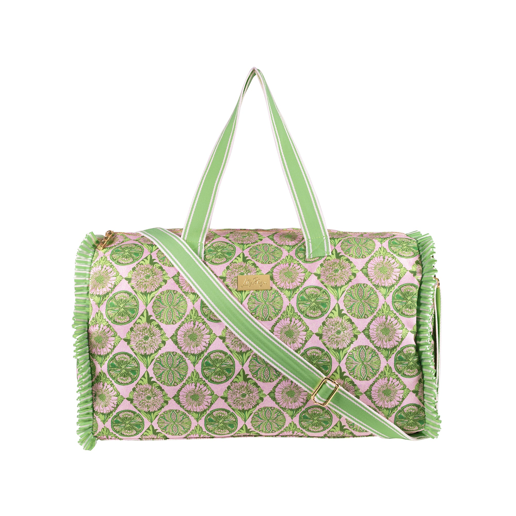 DUFFLE TOTE TROPICAL TILES
