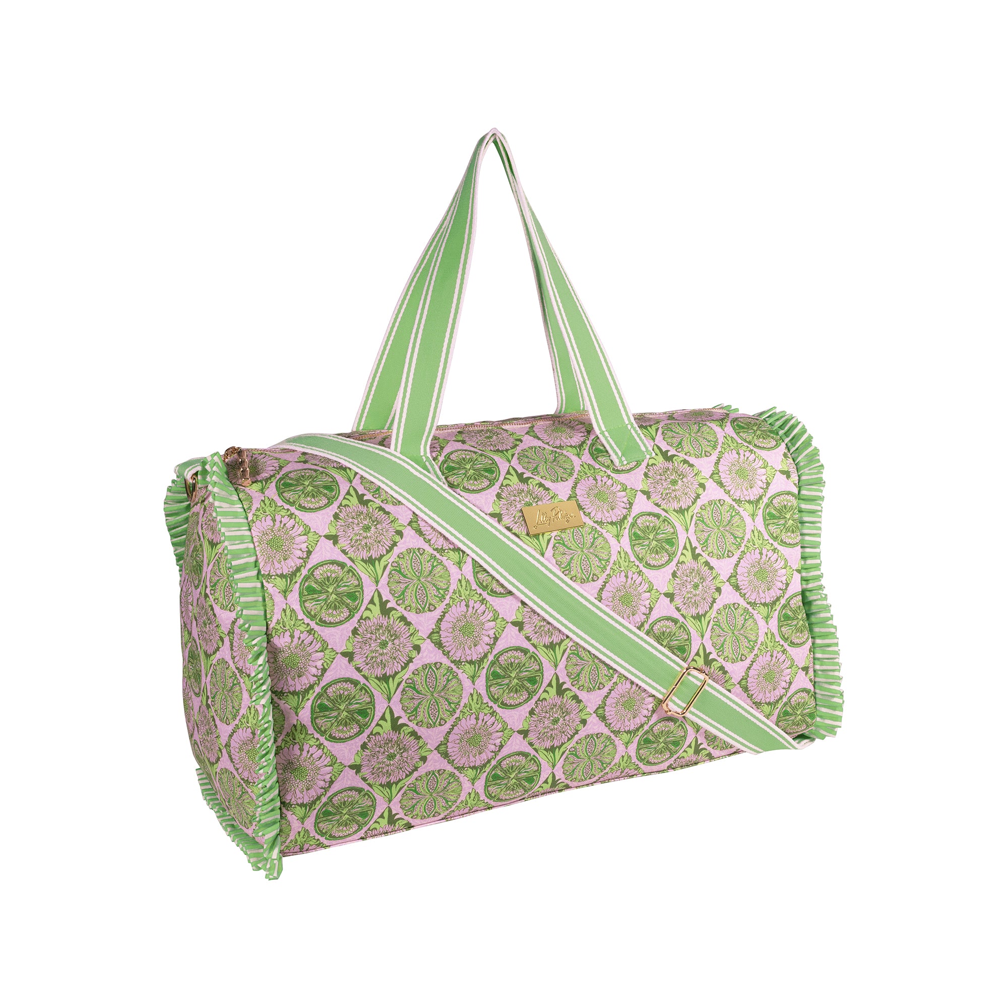 DUFFLE TOTE TROPICAL TILES
