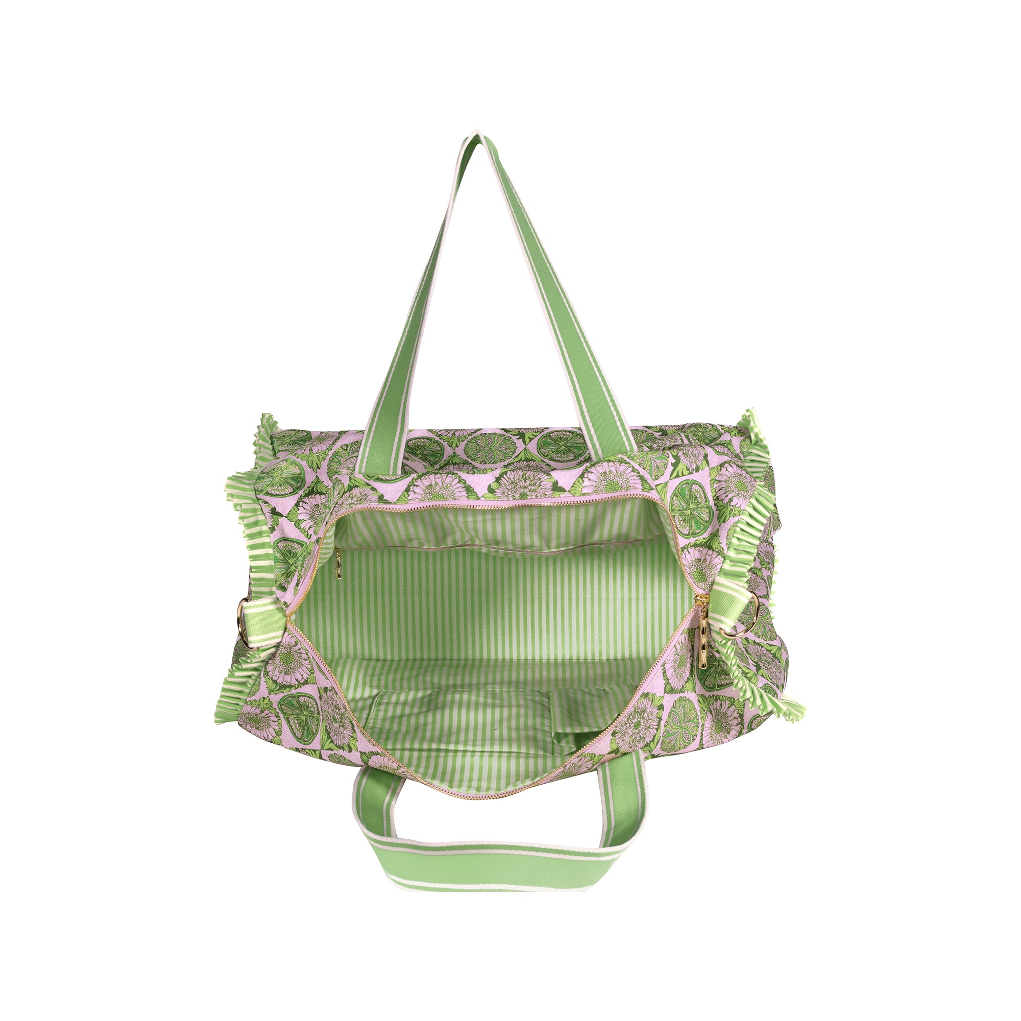 DUFFLE TOTE TROPICAL TILES