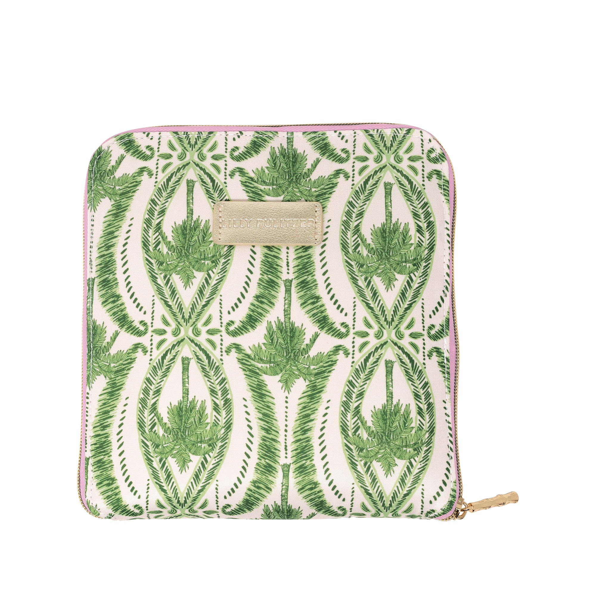 PACKABLE TOTE TEXTURED PALM STRIPE