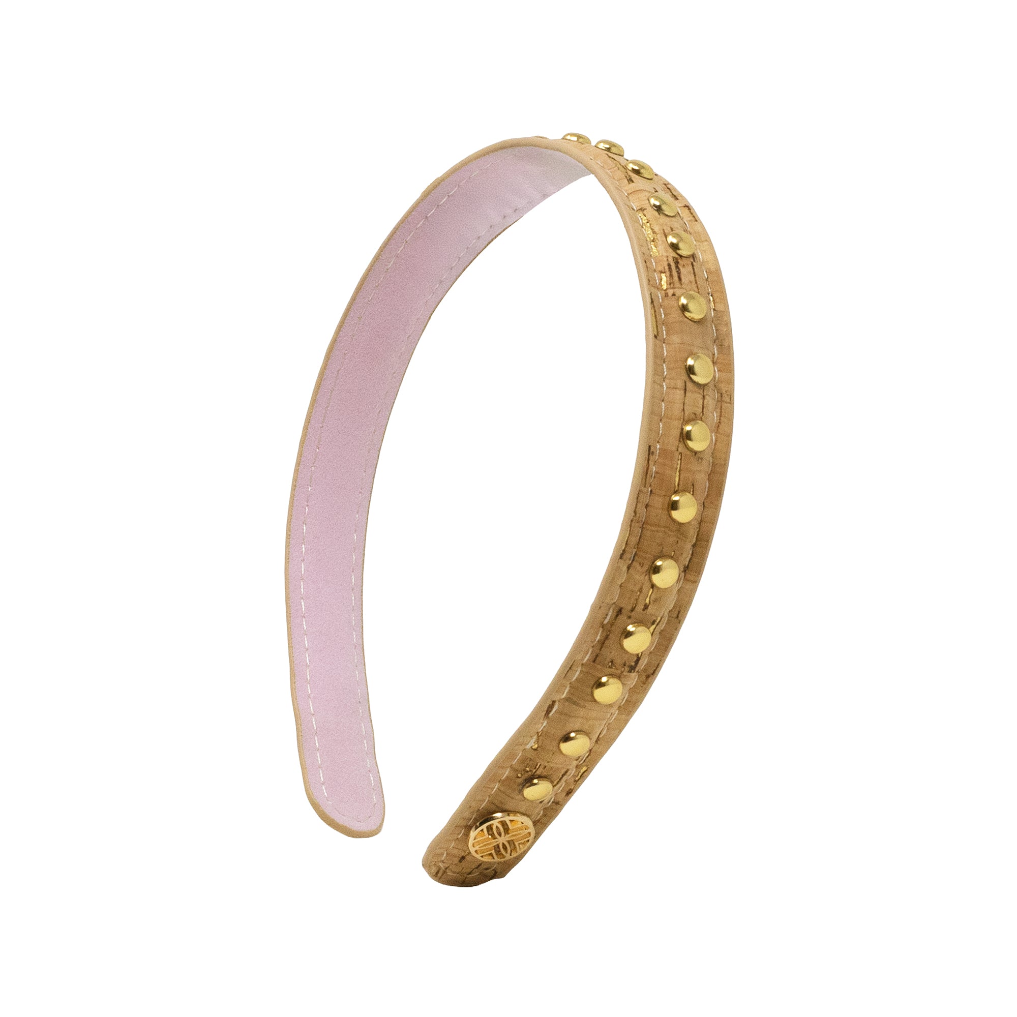 STUD EMBELLISHED HEADBAND SPARKLE CORK
