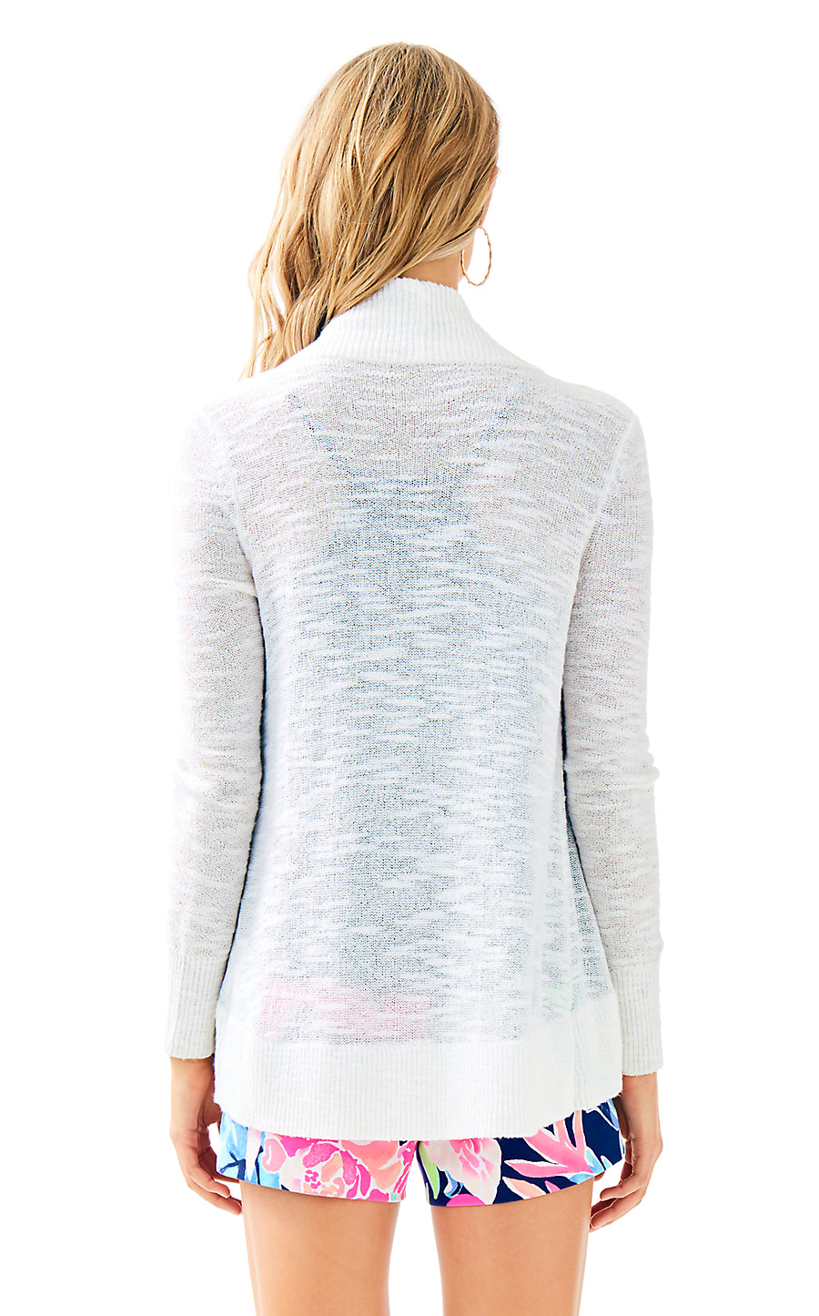 AMALIE CARDIGAN| RESORT WHITE