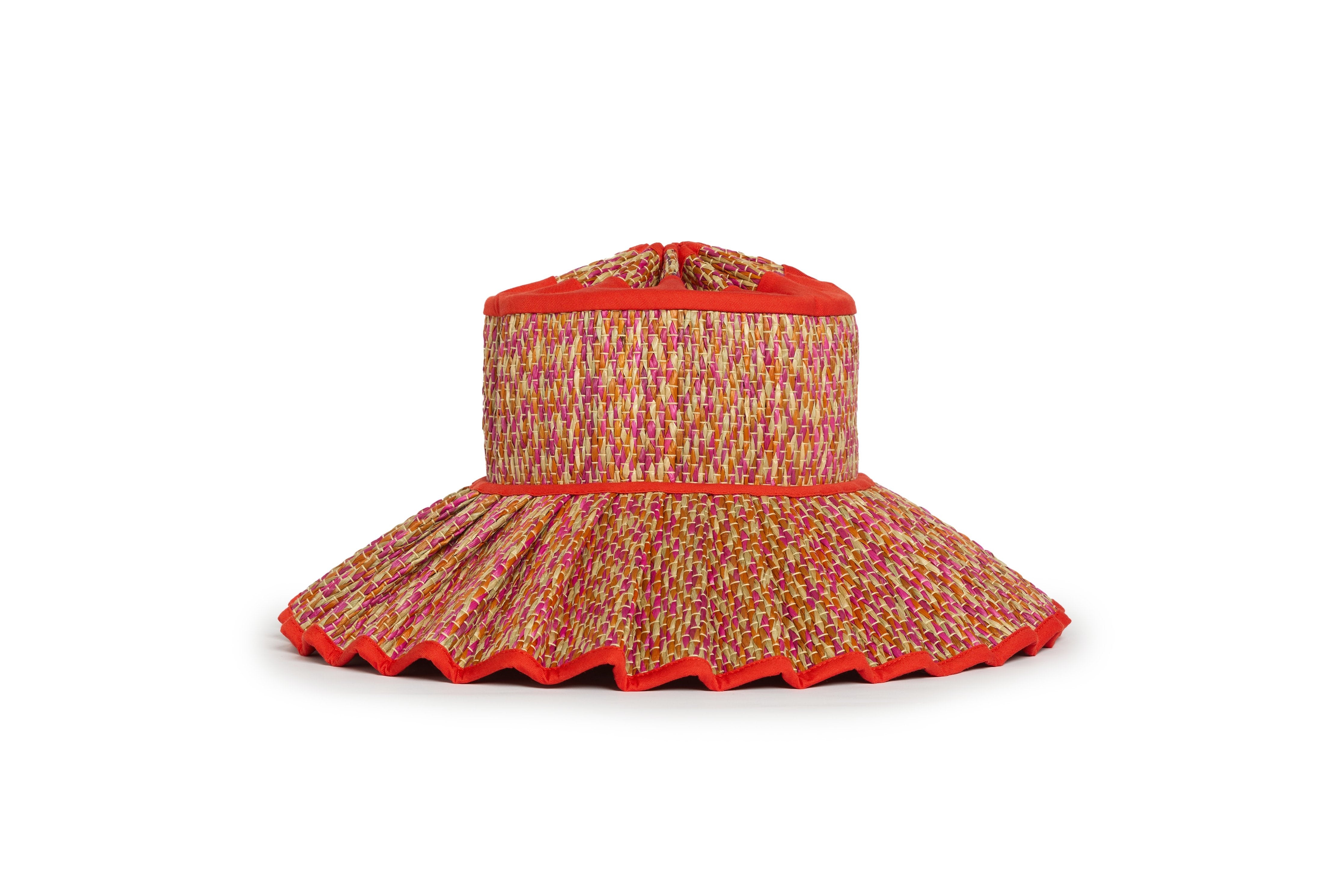LORNA MURRAY - BOUGAINVILLEA TANGERINE CAPRI - MAXI BRIM
