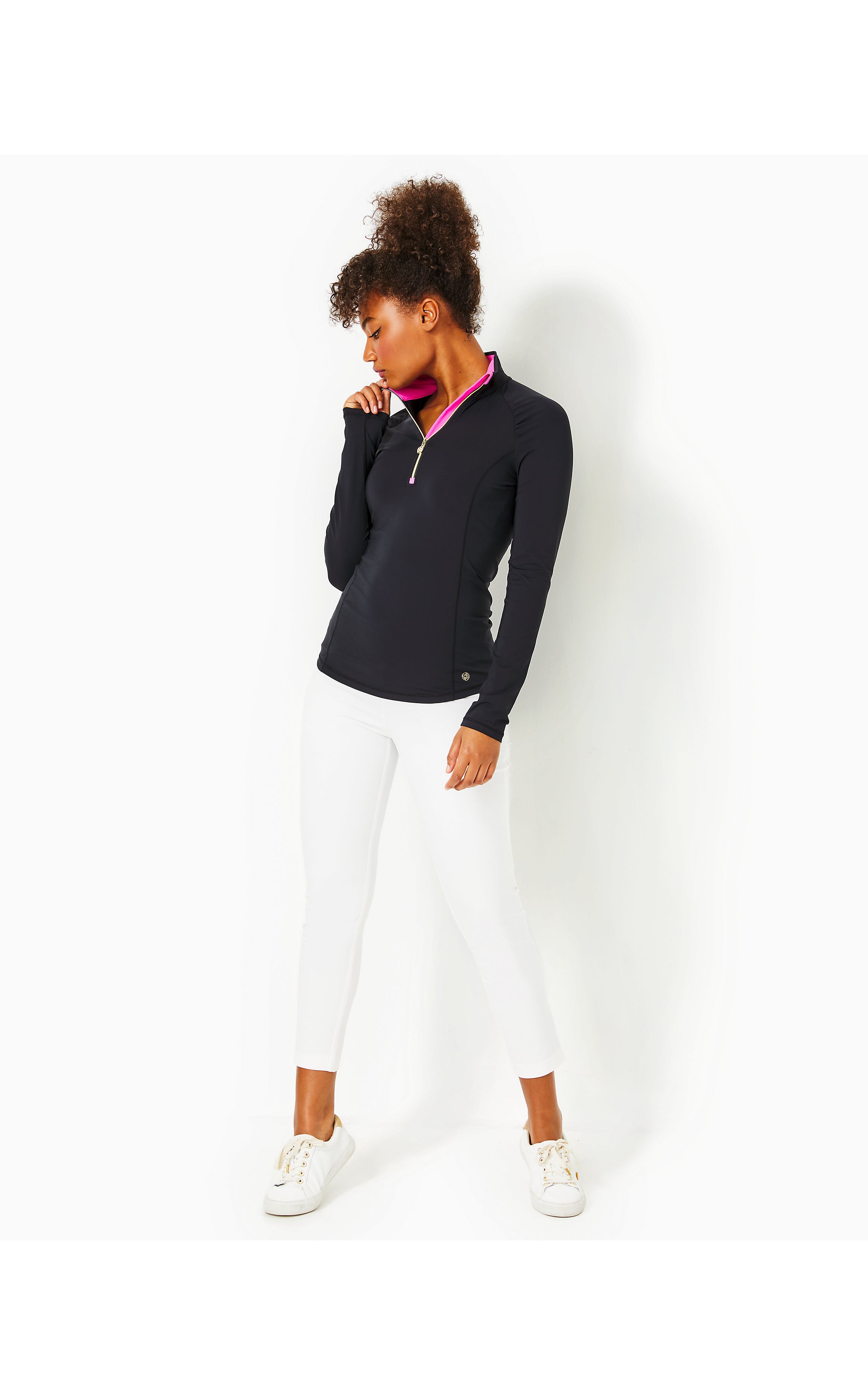 Justine Half Zip Upf 50+ | Onyx