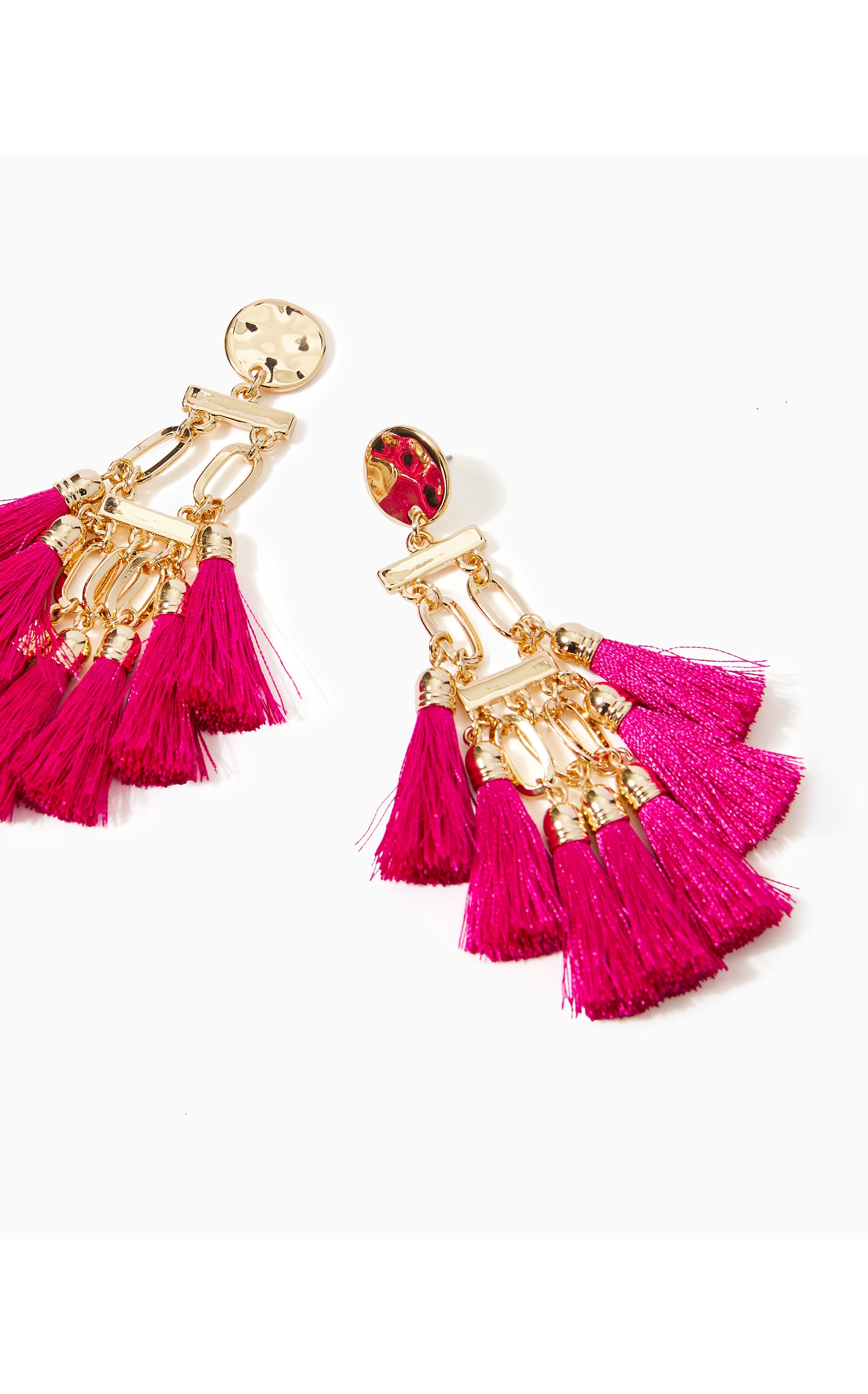 Boho Safari Earrings | Pink Palms