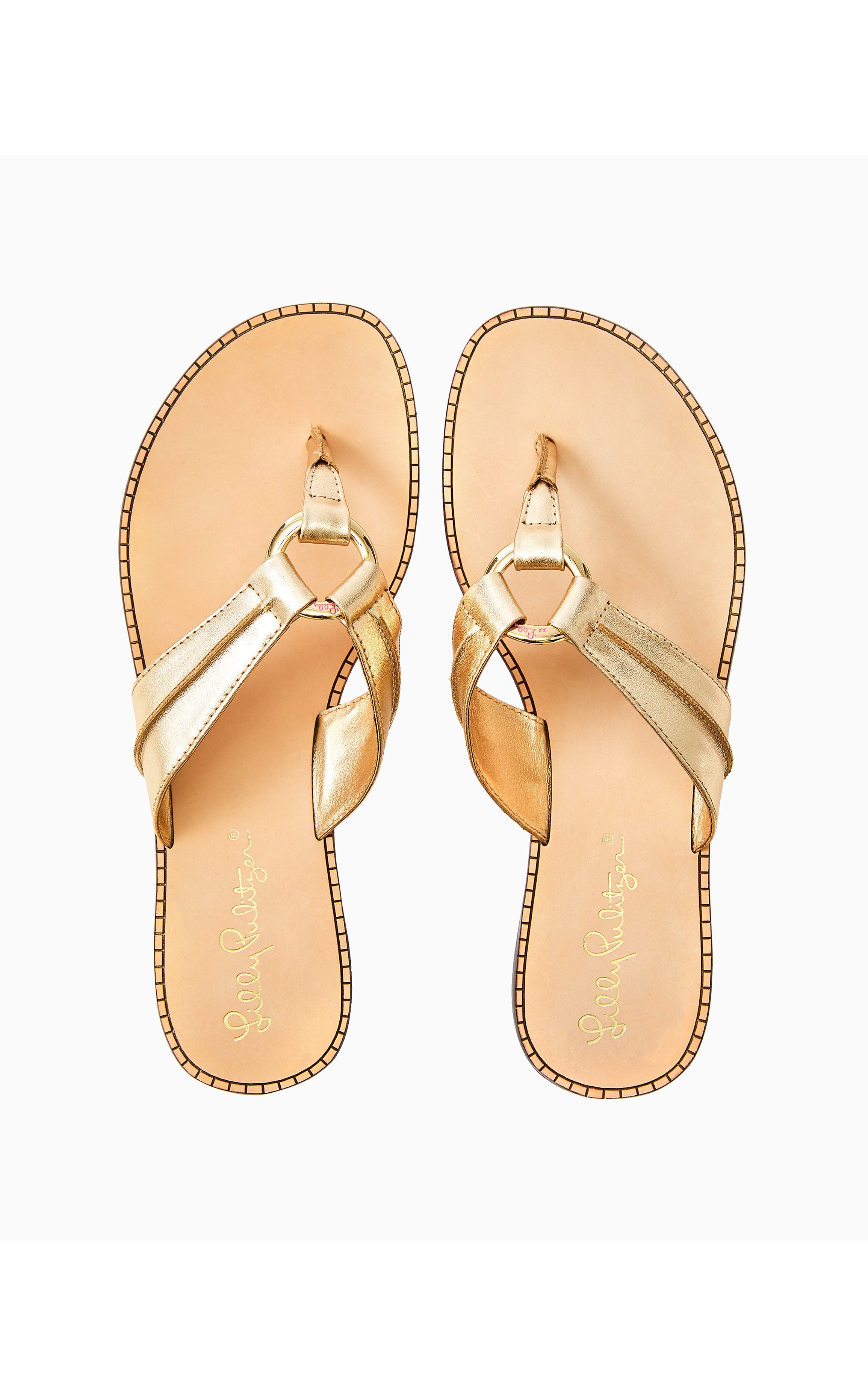 Mckim Sandal | Gold Metallic