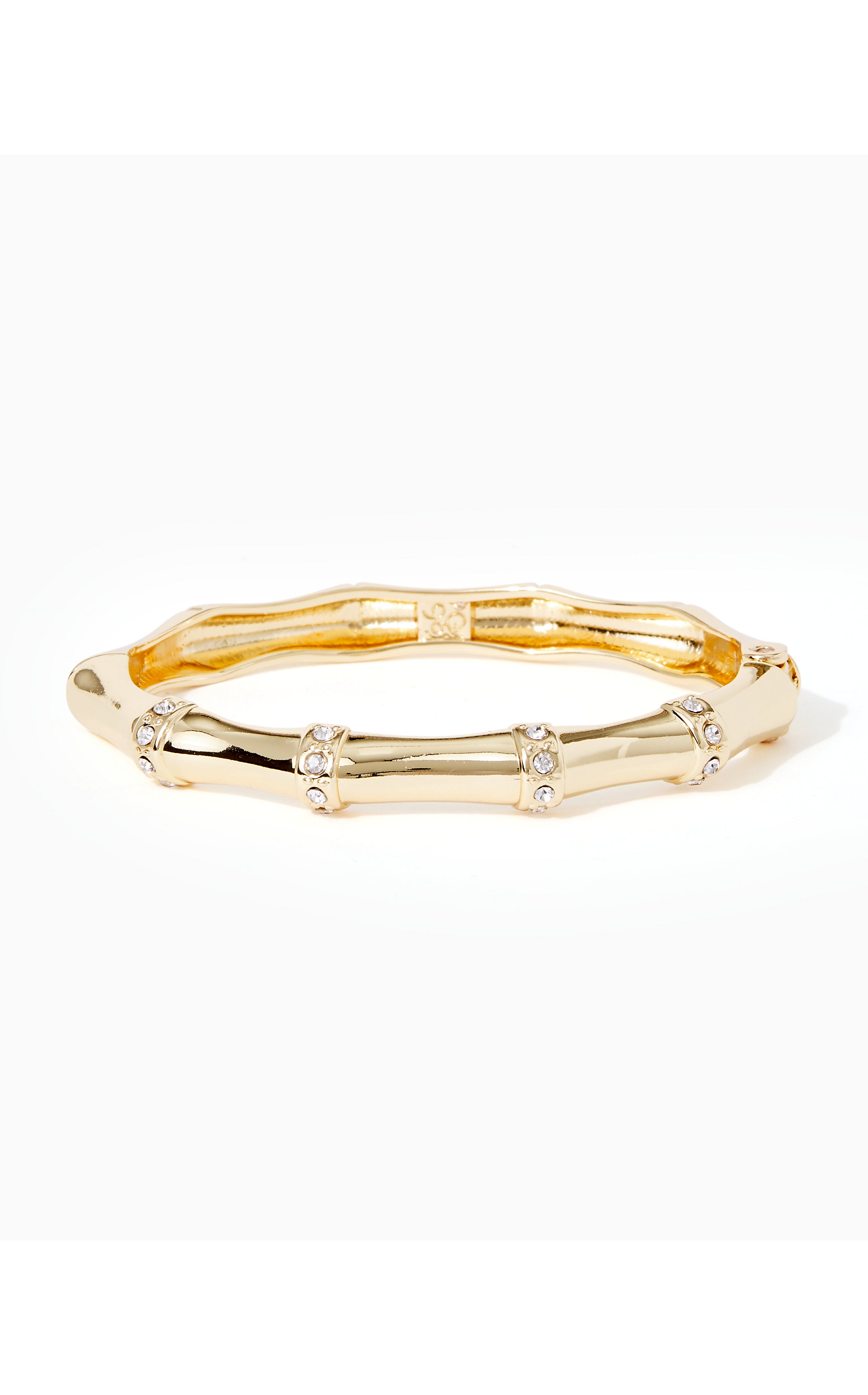 Bamboo Bracelet | Gold Metallic