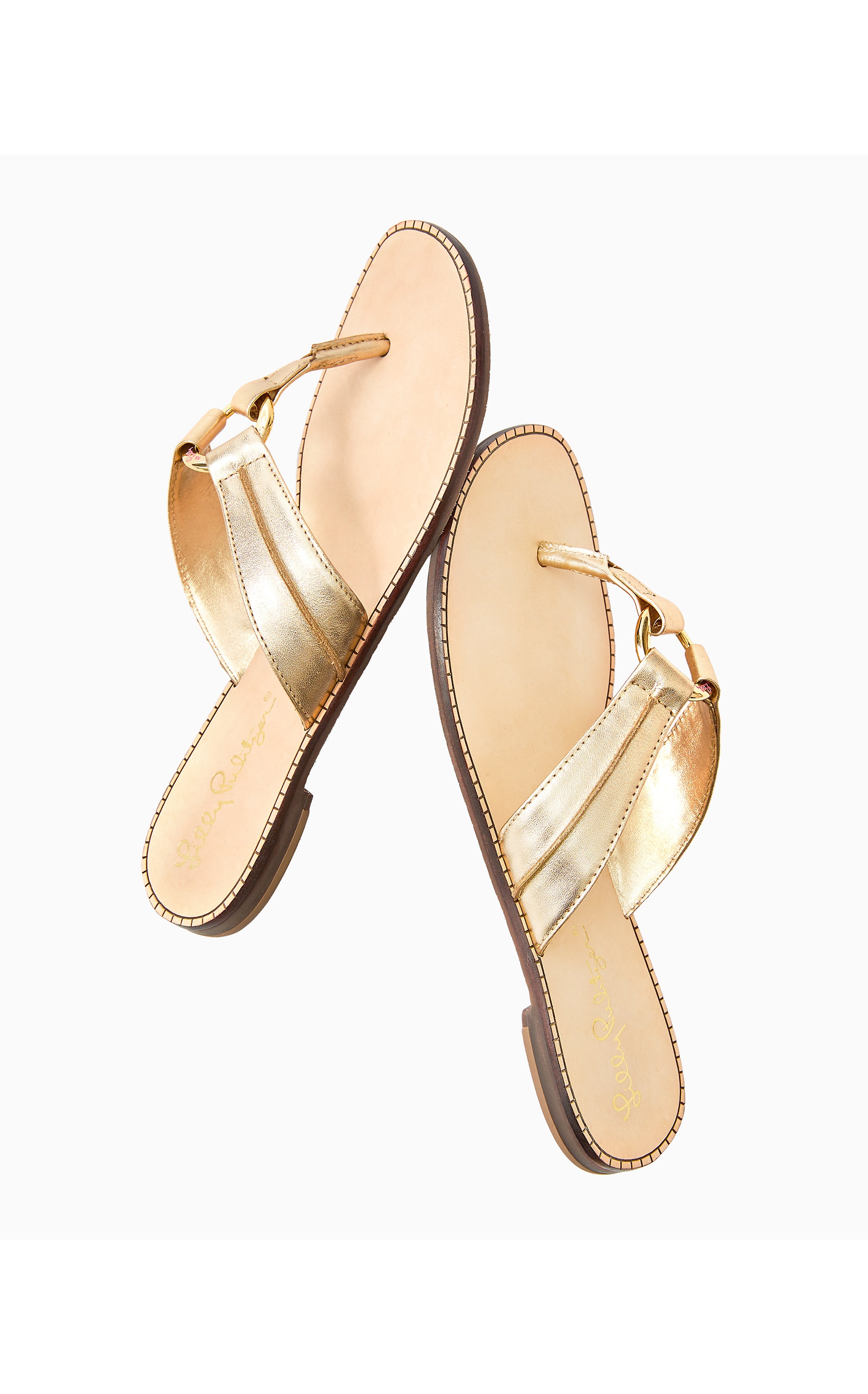 Mckim Sandal | Gold Metallic