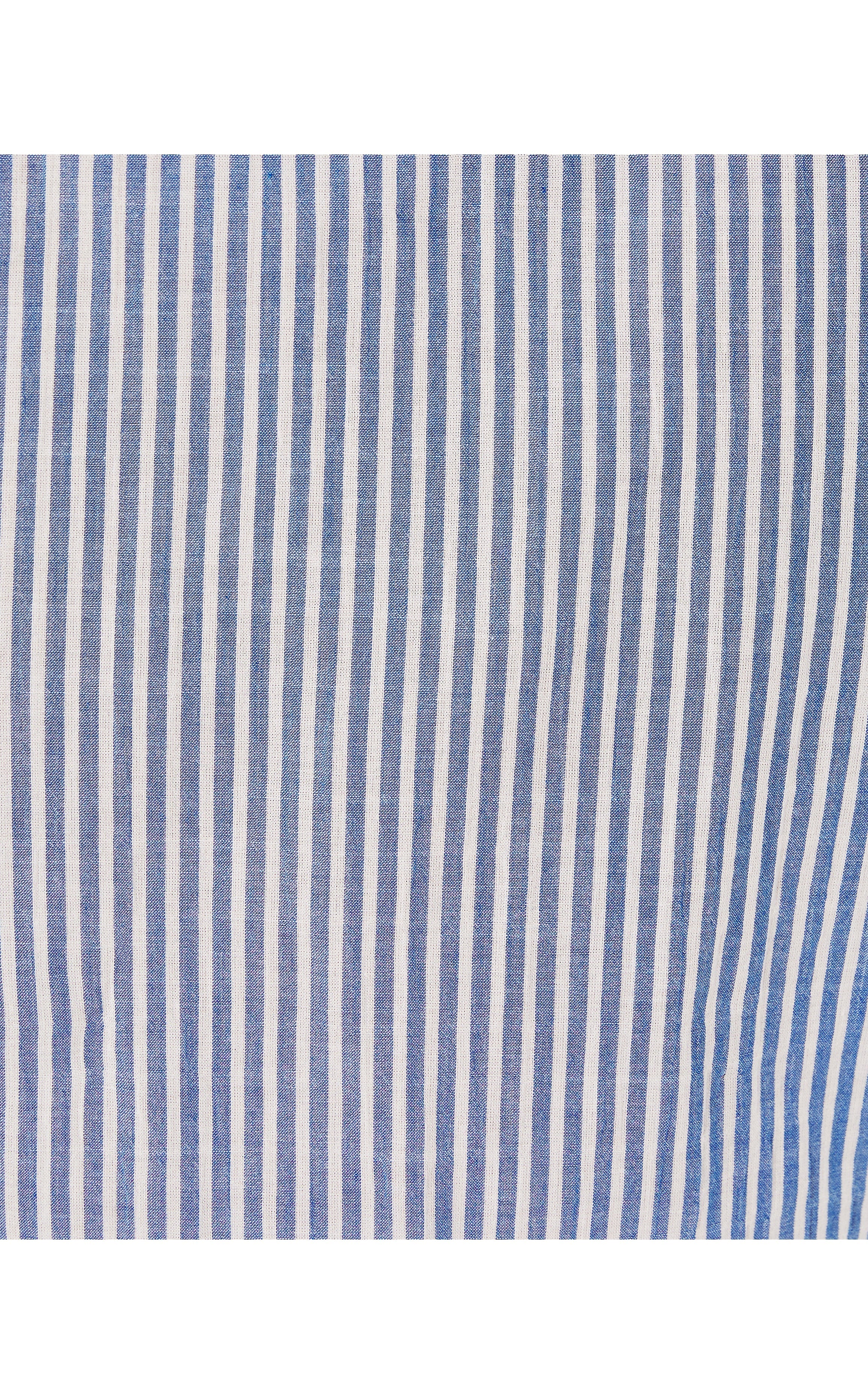 Sea View Button Down Top | Coastal Blue Ltwt Oxford Stripe